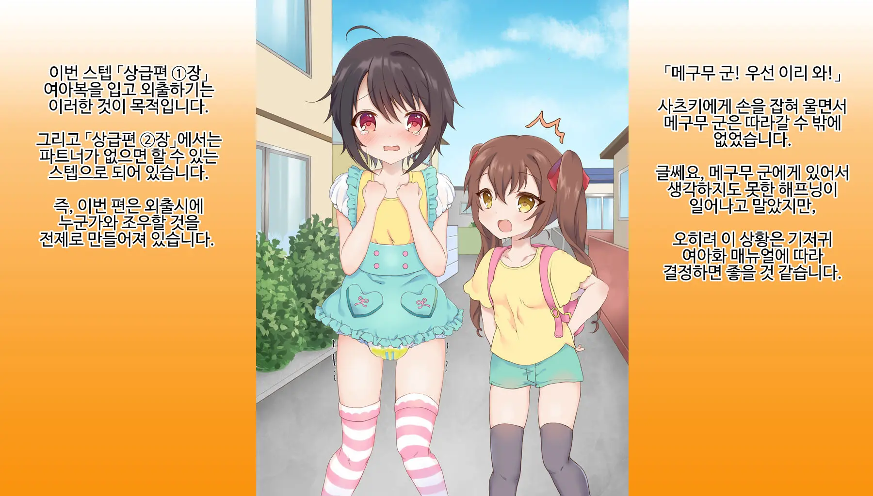 Omutsu Joji-Ka Manual ~Futsuu No Daigakusei Kara Youji Taikou Shita Megumu-Kun No Kiroku~ | 기저귀 여아화 매뉴얼 ~대학생에서 유아퇴행한 메구무군의 기록~